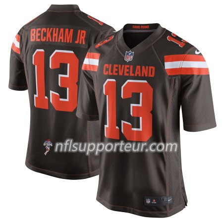 Maillot Homme Cleveland Browns Odell Beckham Jr 13 Nike Brun